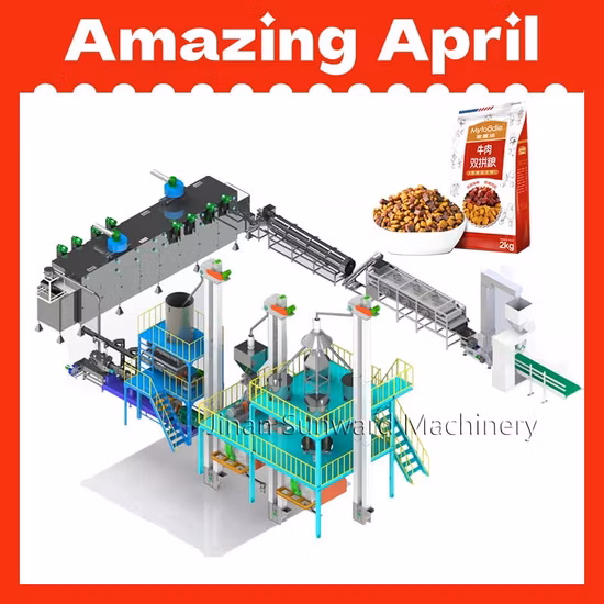 Ligne de production de machines d'alimentation pour poissons