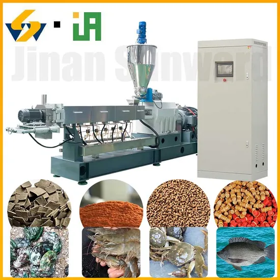 Ligne de production d'aliments pour crevettes d'extrudeuse d'alimentation pour poissons Tilapia avec support technique à long terme faisant la machine